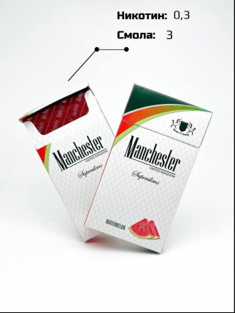 Сигареты  Manchester Watermelon Superslims 