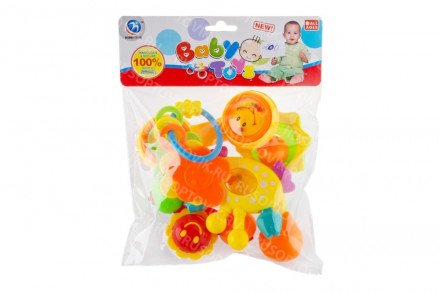Погремушки  Baby Toys 5 в 1 оптом 