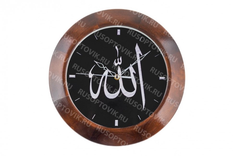 Настенные часы "Создатель" из натурального дерева оптом 