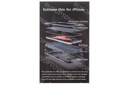 Чехол металлическиий iPhone 6 Metal Case оптом 