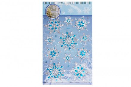 Наклейки "Снежинки" оптом 