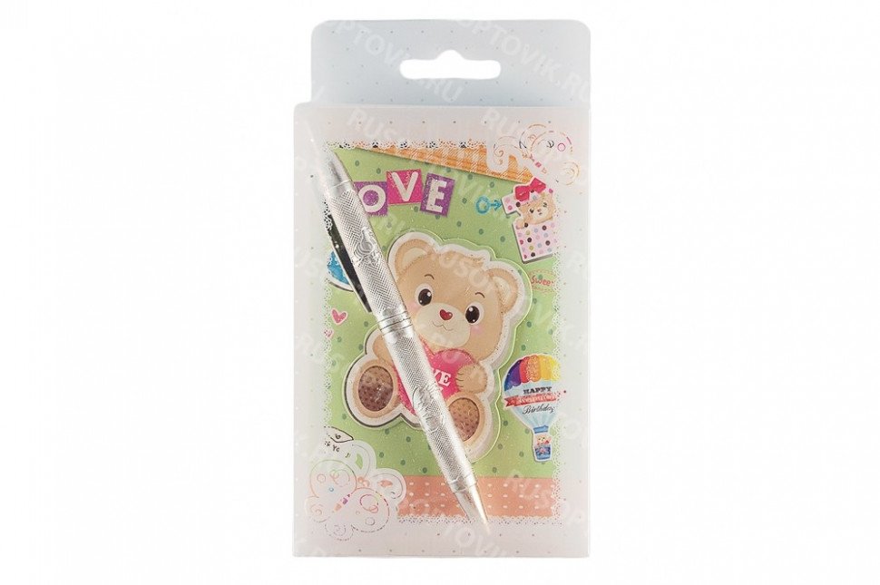 Детский набор: блокнот и ручка оптом 