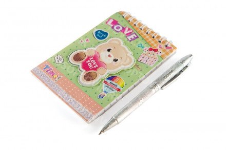 Детский набор: блокнот и ручка оптом 