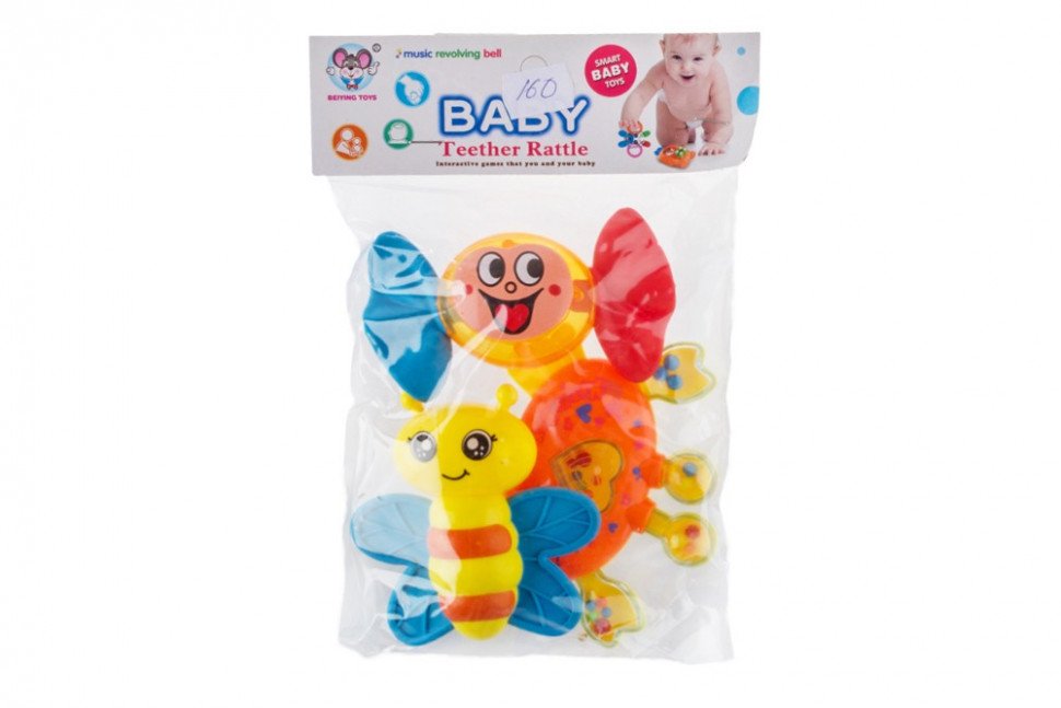 Прорезыватель-погремушка Baby Teether Rattle оптом 