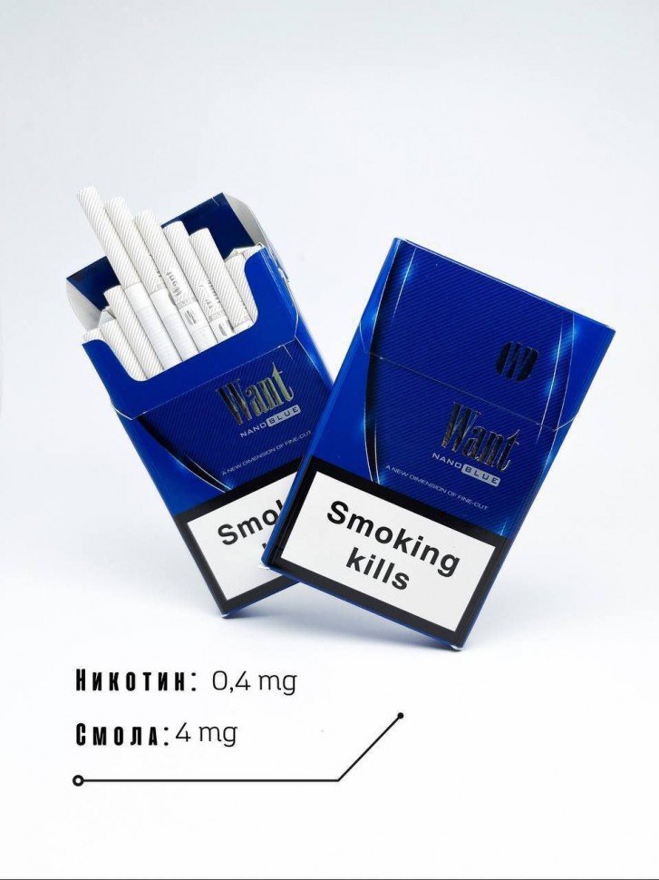 Сигареты Want Nano Blue оптом 