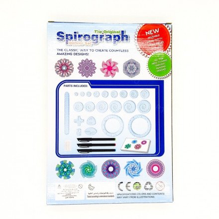 Набор трафаретов для рисования Spirograph оптом 