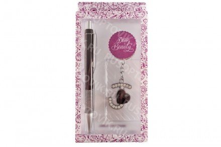 Набор Deco Beauty: ручка и брелок оптом 