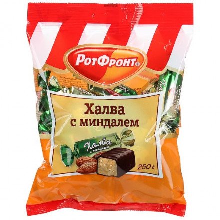 Халва Рот Фронт с миндалем 250 г оптом 