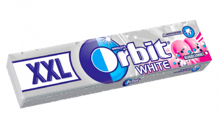 Жевательная резинка Orbit XXL White Bubblemint оптом 