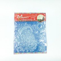 Новогодние наклейки на стекло Merry Christmas оптом