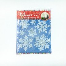 Новогодние наклейки на стекло Merry Christmas оптом