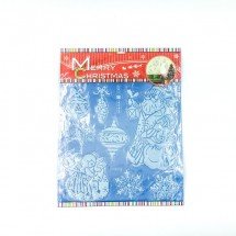 Новогодние наклейки на стекло Merry Christmas оптом