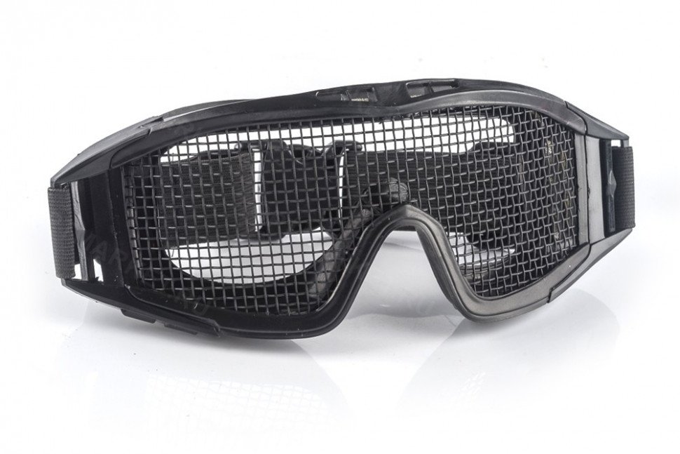 Защитная сетчатая маска для глаз Desert Locust Black оптом 