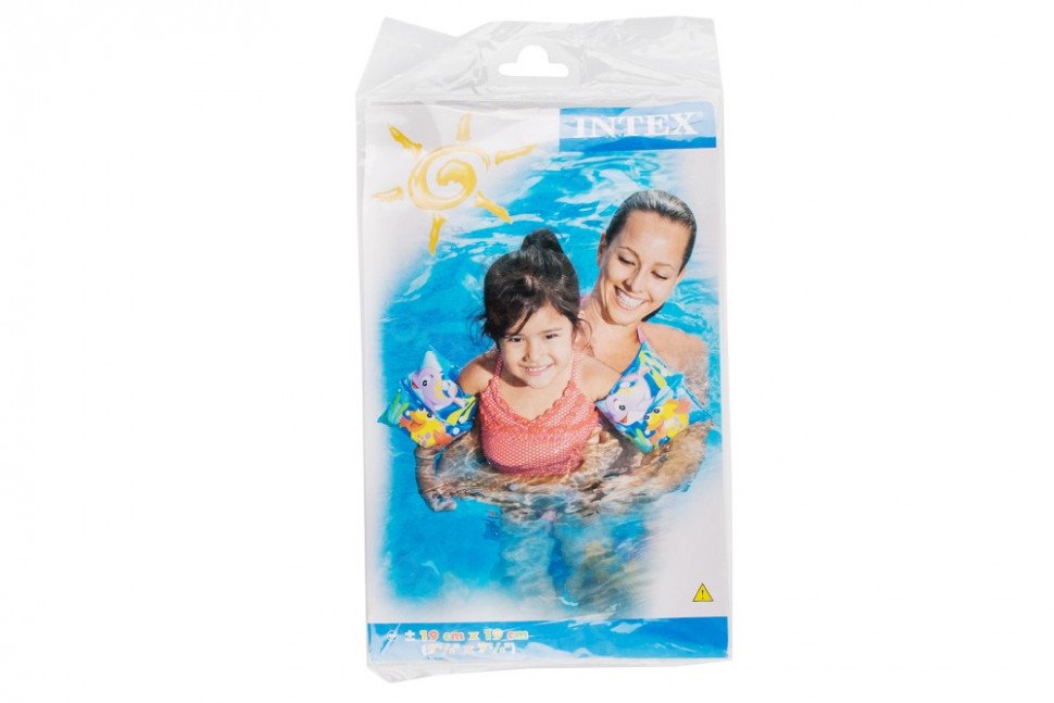 Надувные нарукавники "Dolphine Arm Bands" 19х19см Intex оптом 