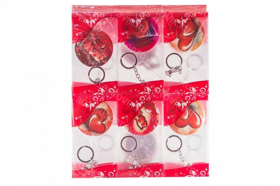 Набор зеркало и брелок-мишка оптом Набор зеркало и брелок-мишка оптом