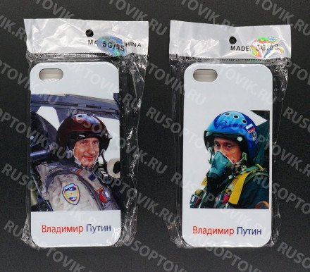 Силиконовый чехол  "Путин" для iPhone 5/5s/6 оптом 