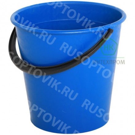 Ведро 10л хозяйственное (цветное) оптом 