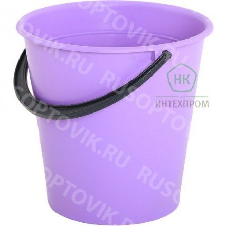 Ведро 10л хозяйственное (цветное) оптом 