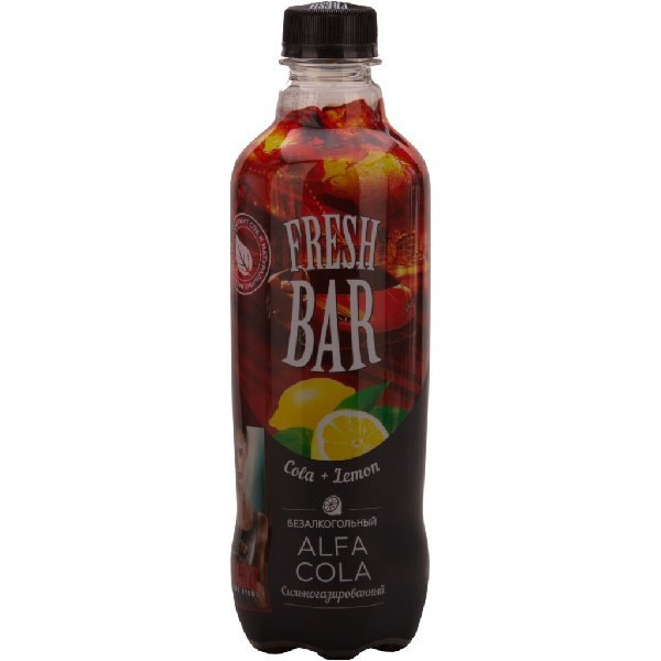 Напиток Fresh Bar Alfa Cola 0,480 Л оптом 