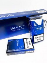 Сигареты Want QS (компакт) blue оптом