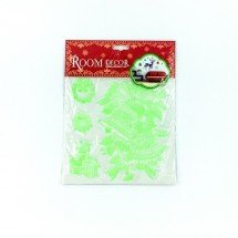 Новогодние наклейки на стекло Room Decor оптом