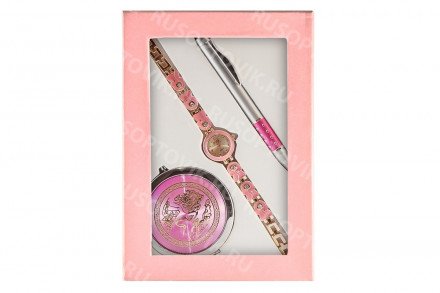 Набор зеркало, ручка, часы оптом 