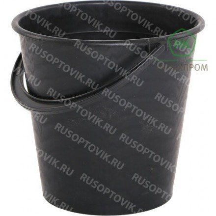 Ведро 10л. хозяйственное черное оптом 