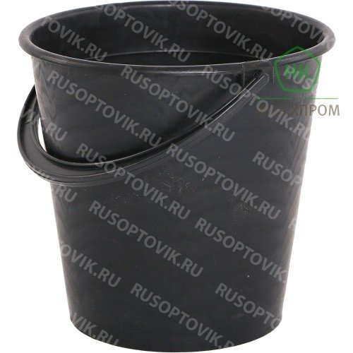 Ведро 10л. хозяйственное черное оптом 