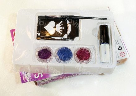 Набор для арт тату Shimmer Glitter Tattoos (Шимер глитер тату) оптом 