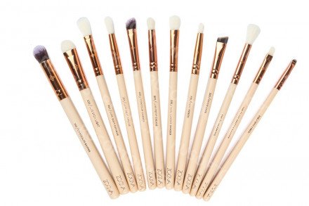 Профессиональный набор кистей ZOEVA Rose Golden Complete Eye Set Vol.2 12шт оптом 