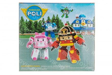 Летающая игрушка с пультом Робокар Поли оптом 