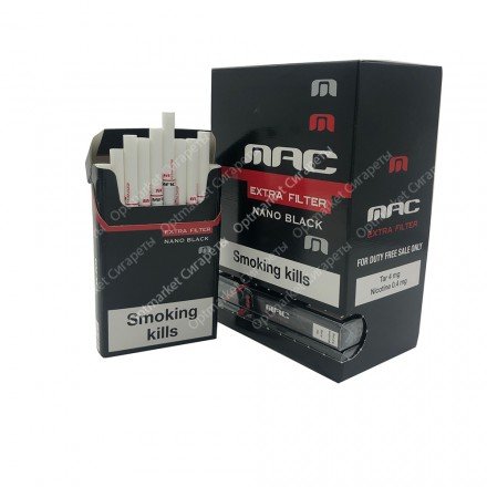 Сигареты MAC Nano Black Extra Filter оптом 