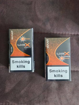 Сигареты Line X QS Orange с кнопкой оптом 