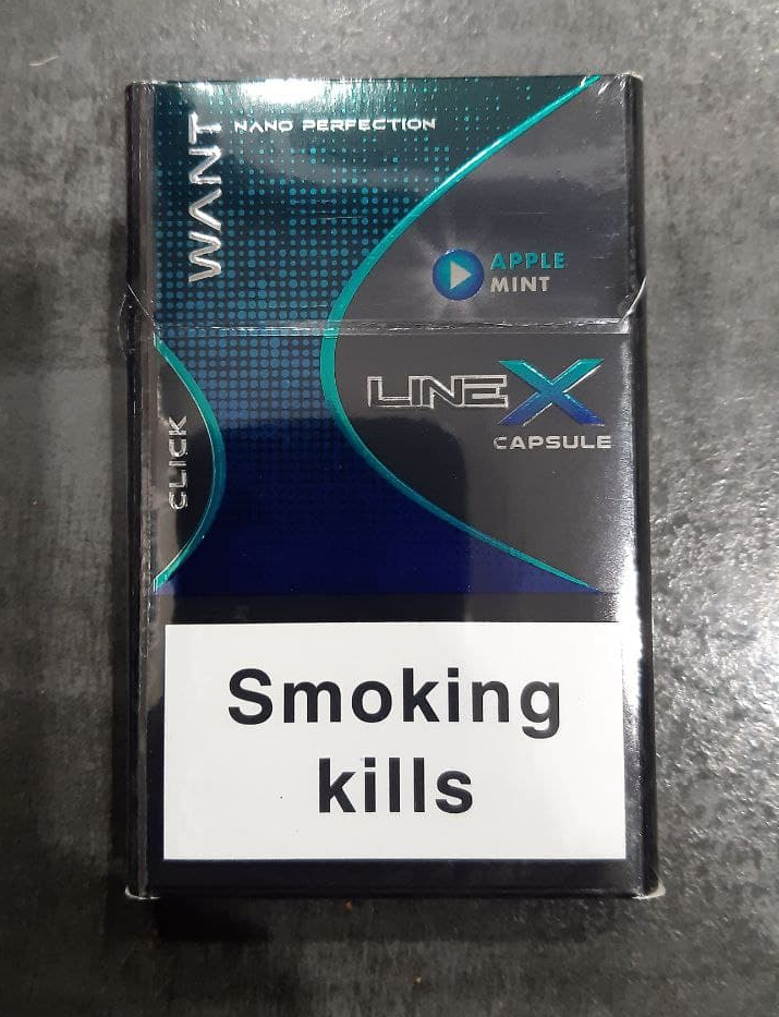 Сигареты Line X Nano Apple с кнопкой оптом Сигареты Line X Nano Apple с кнопкой оптом