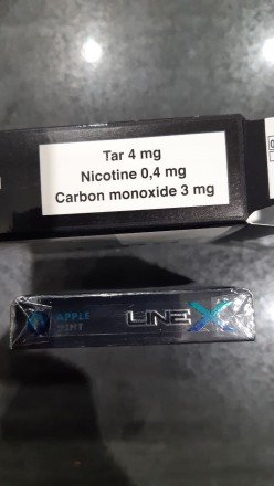 Сигареты Line X Nano Apple с кнопкой оптом 