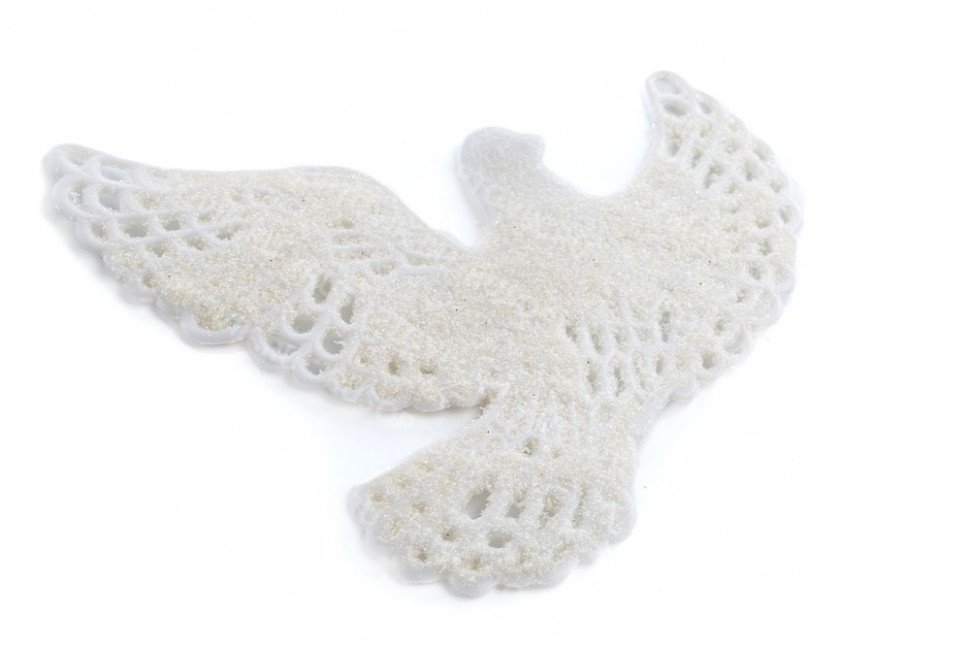 Новогоднее украшение "Белый голубь" оптом Новогоднее украшение "Белый голубь" оптом