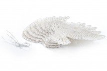 Новогоднее украшение "Белый голубь" оптом