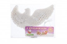 Новогоднее украшение "Белый голубь" оптом