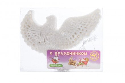 Новогоднее украшение &quot;Белый голубь&quot; оптом 