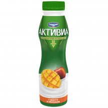 Био йогурт питьевой Активиа Манго и яблоко 2% 290 мл оптом