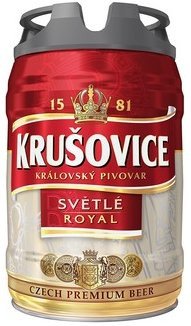 Пиво светлое Krusovice Royal 5% 5л оптом Пиво светлое Krusovice Royal 5% 5л оптом