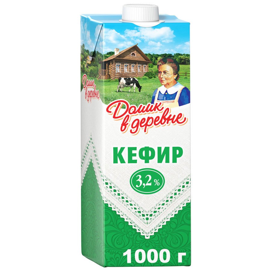 Кефир Домик в деревне 3.2 % 1 л оптом 