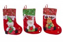 Рождественский носок для подарков оптом