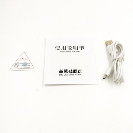 Силиконовая ночник-лампа Bud bear silicone lamp оптом 