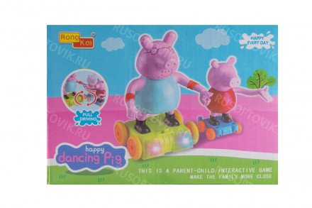 Игрушка Свинка Пеппа танцующие фигурки оптом 