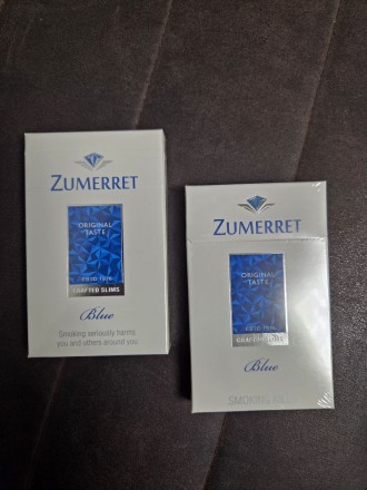 Сигареты Zumerret CRAFTED SLIMS Blue оптом  