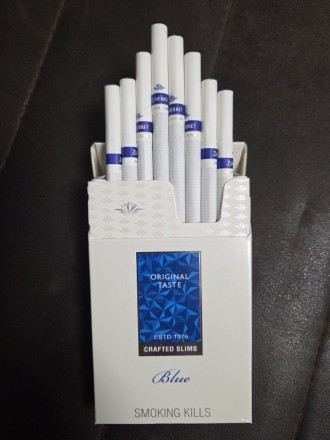 Сигареты Zumerret CRAFTED SLIMS Blue оптом  