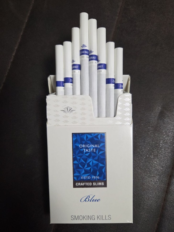 Сигареты Zumerret CRAFTED SLIMS Blue оптом Сигареты Zumerret CRAFTED SLIMS Blue оптом