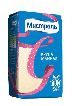 Крупа манная Мистраль 800г оптом 