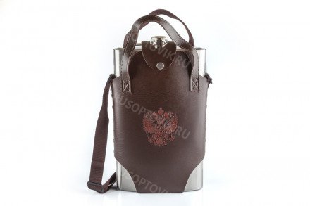 Фляга Guotai Hip flask 120oz в чехле с ремнем оптом 